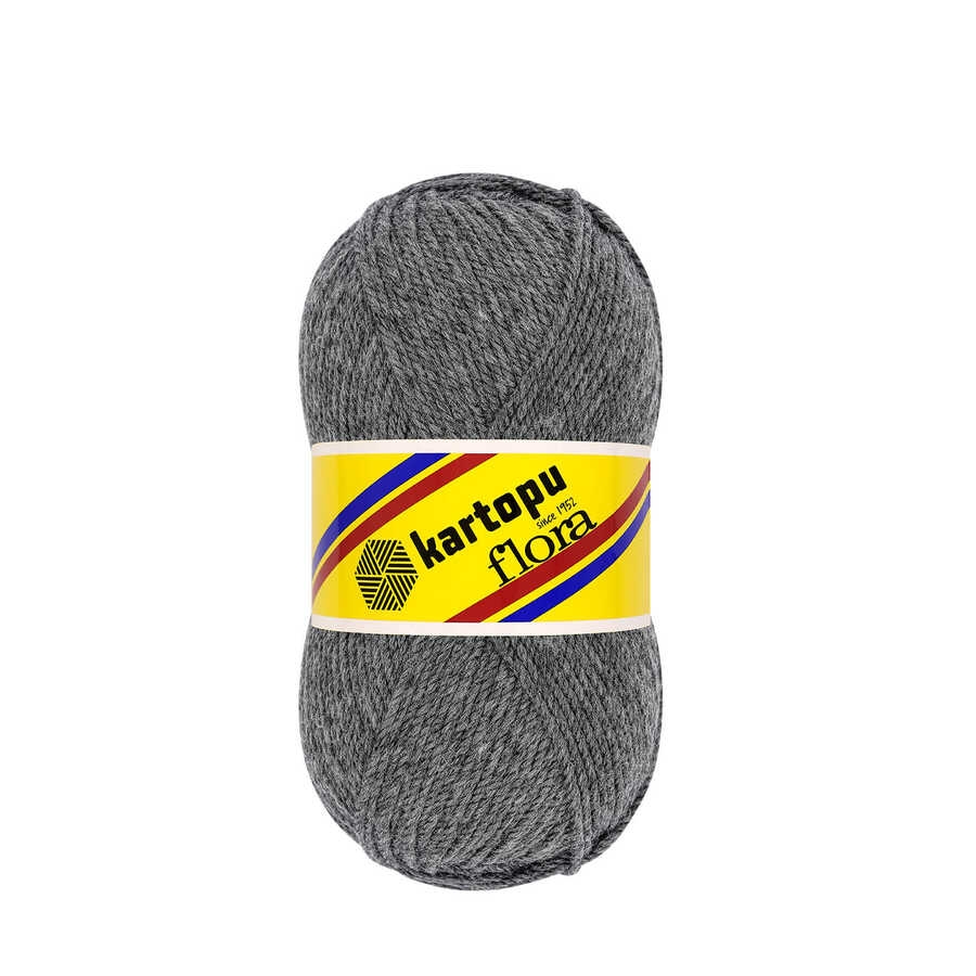 KARTOPU FLORA - K1003 KOYU GRİ