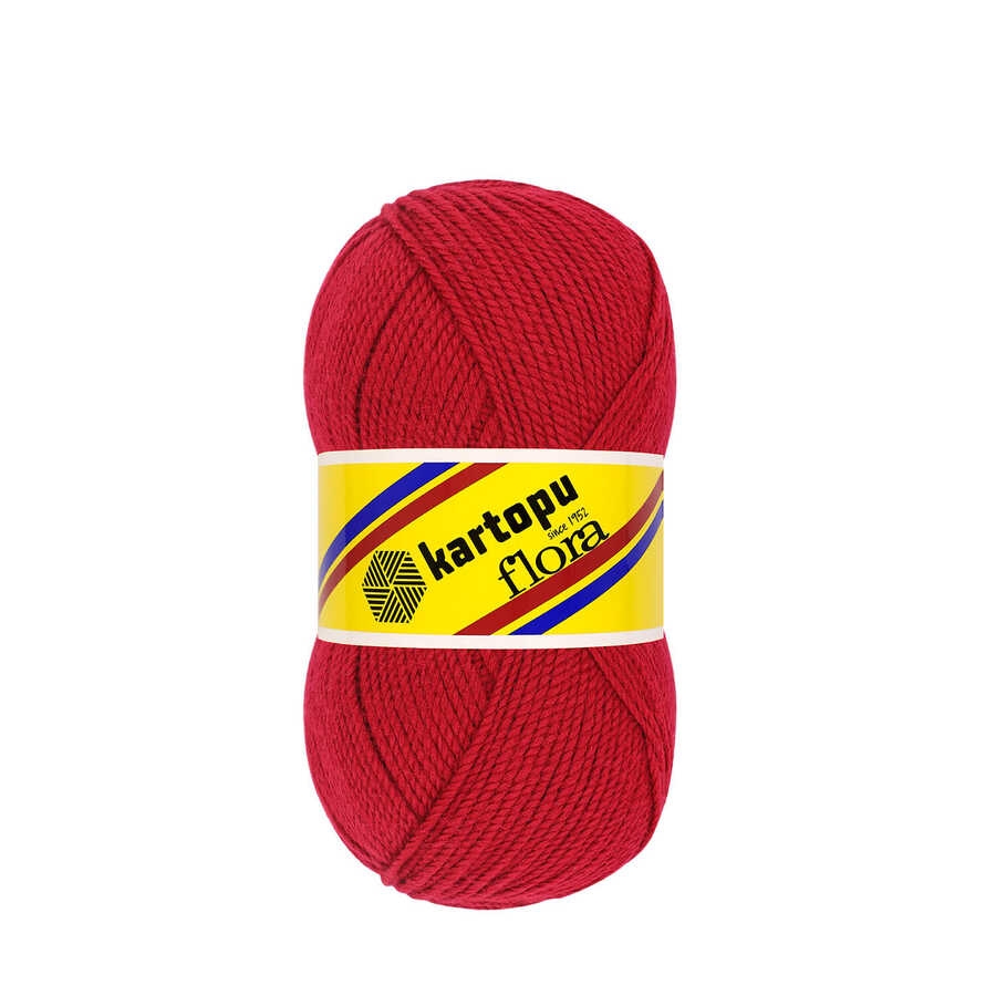 KARTOPU FLORA - K132 KOYU KIRMIZI