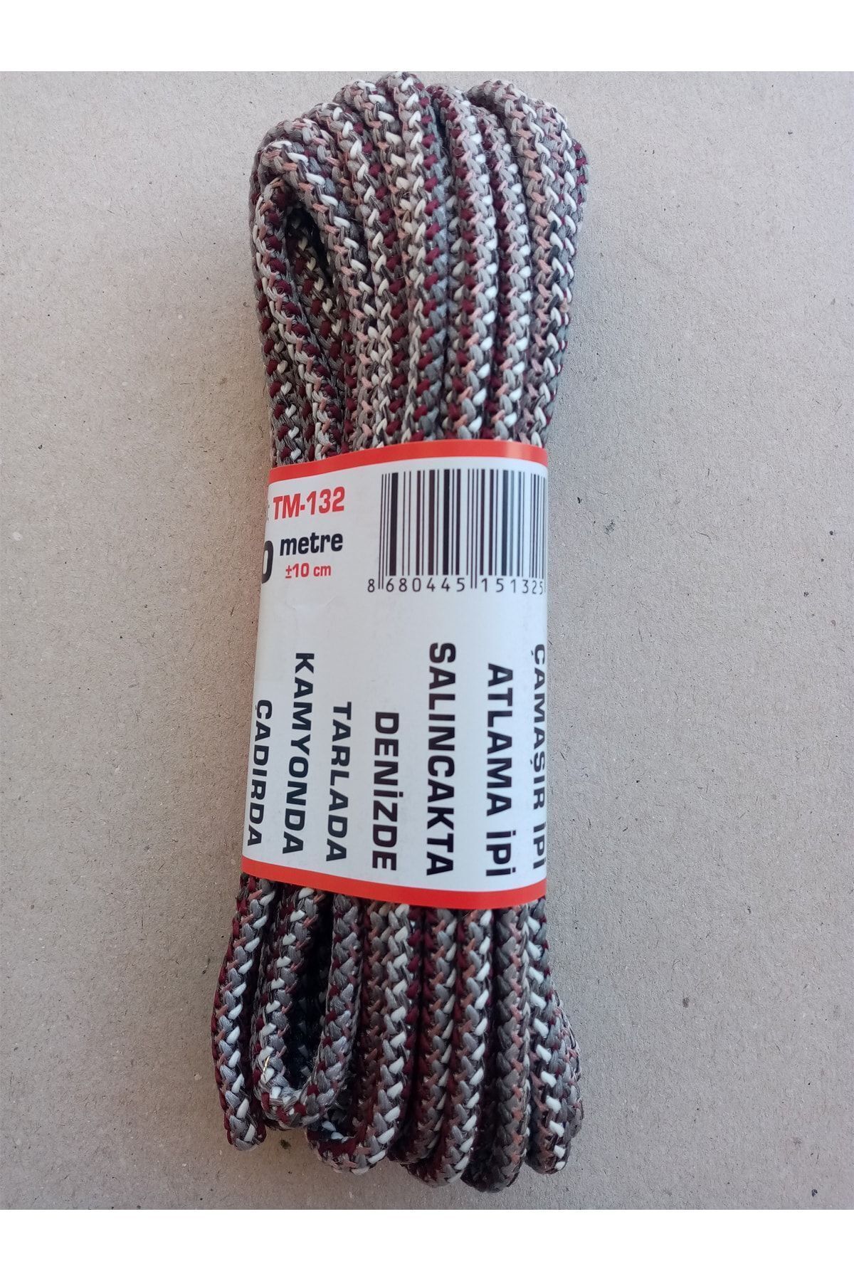 Çok Amaçlı Kalın Ip 10 Metre 6 Mm Lik (1 Adet)