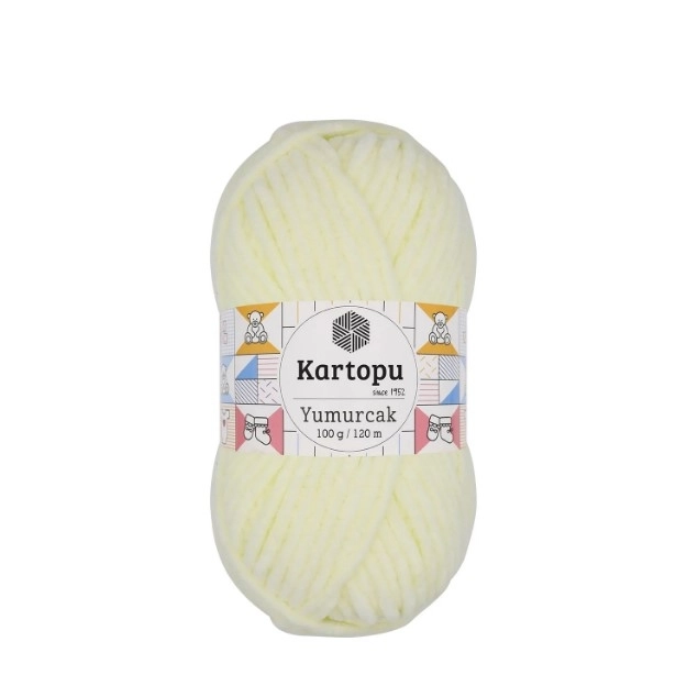 Kartopu Yumurcak Kadife Örgü İpi K335