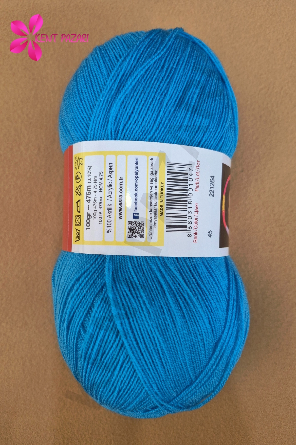 Opal Kristal Lif Örgü İpi Kod- 45