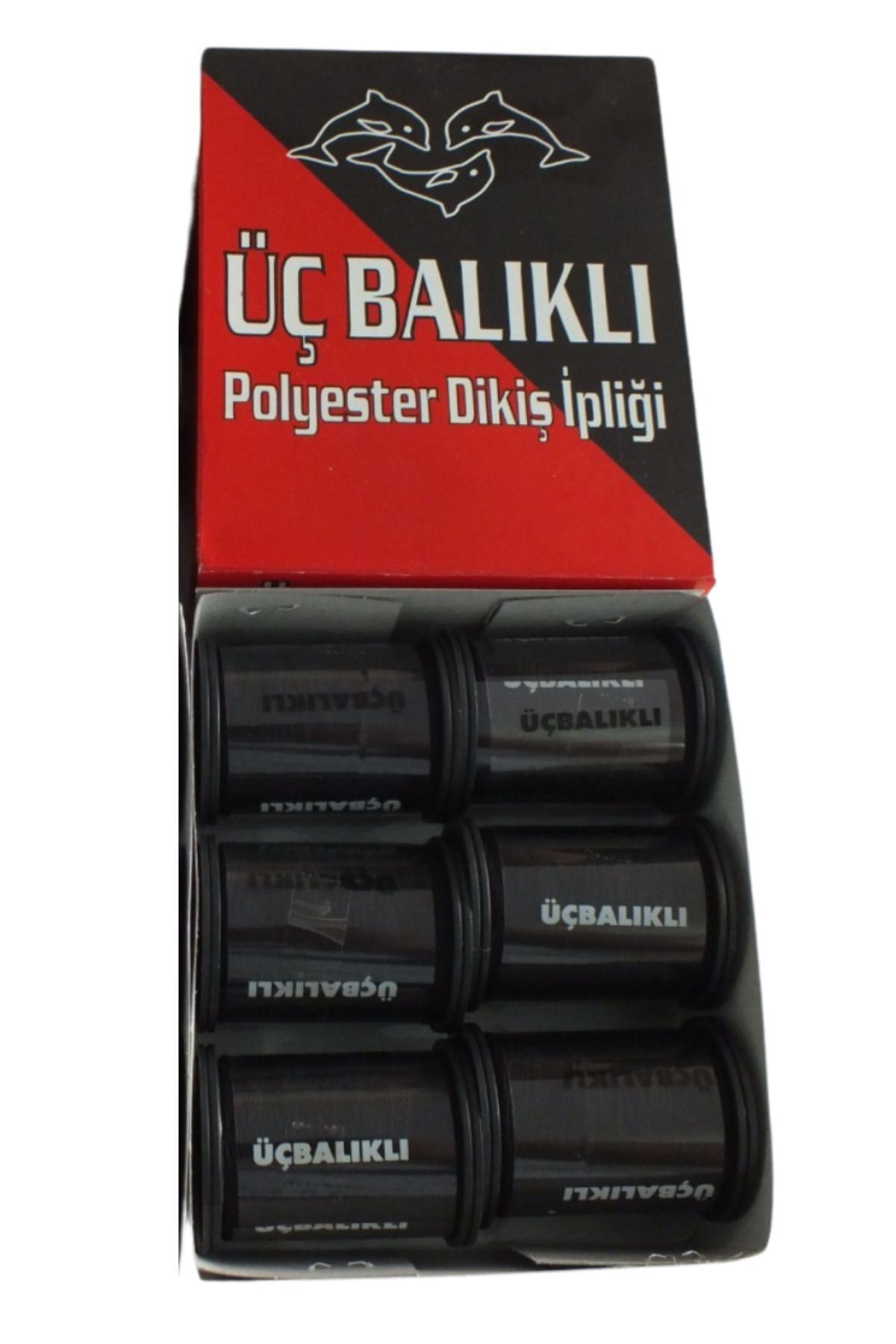 6 Adet Siyah Dikiş Ipliği