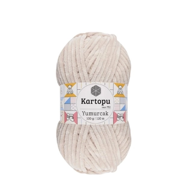 Kartopu Yumurcak Kadife Örgü İpi K863