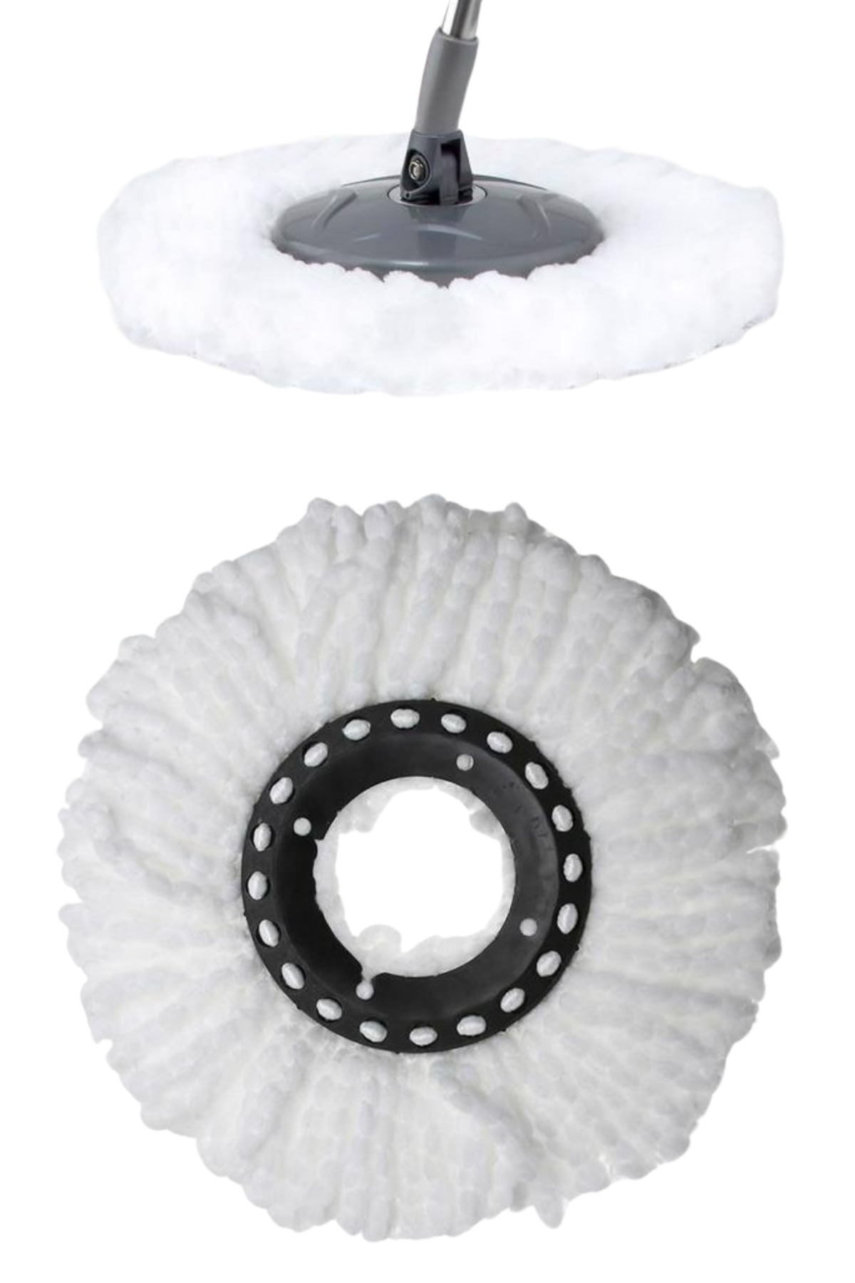 Döner Başlıklı Mikrofiber Mop Yedek (1 ADET) Döner Paspas Yedek