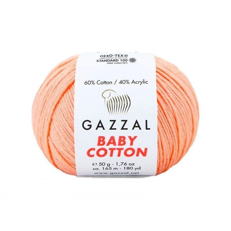 Renk Kodu-3412 Gazzal Baby Cotton Amigurumi Oyuncak Çanta Punch İpi İpligi 50 GR