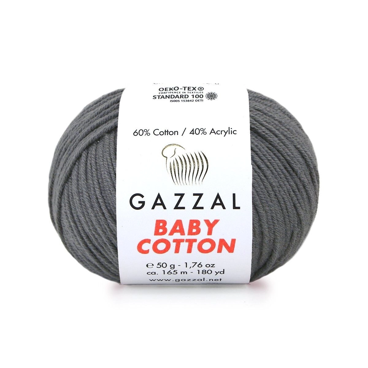 Renk Kodu-3450 Gazzal Baby Cotton Amigurumi Oyuncak Çanta Punch İpi İpligi 50 GR