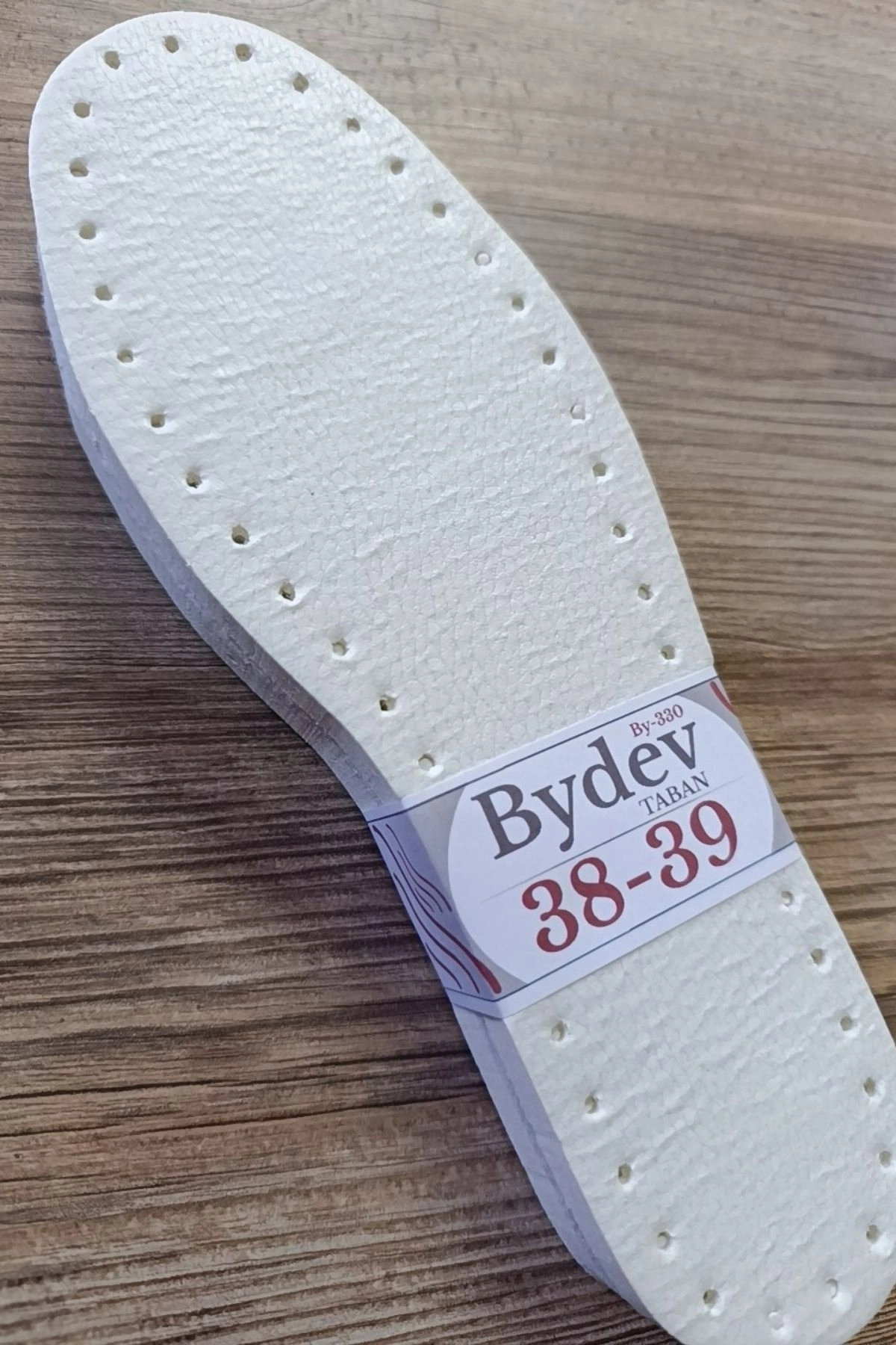 Beyaz Hobi Tabanı 12 mm Keçe EVA Kaymaz Patik Bot Pandif Terlik Tabanı