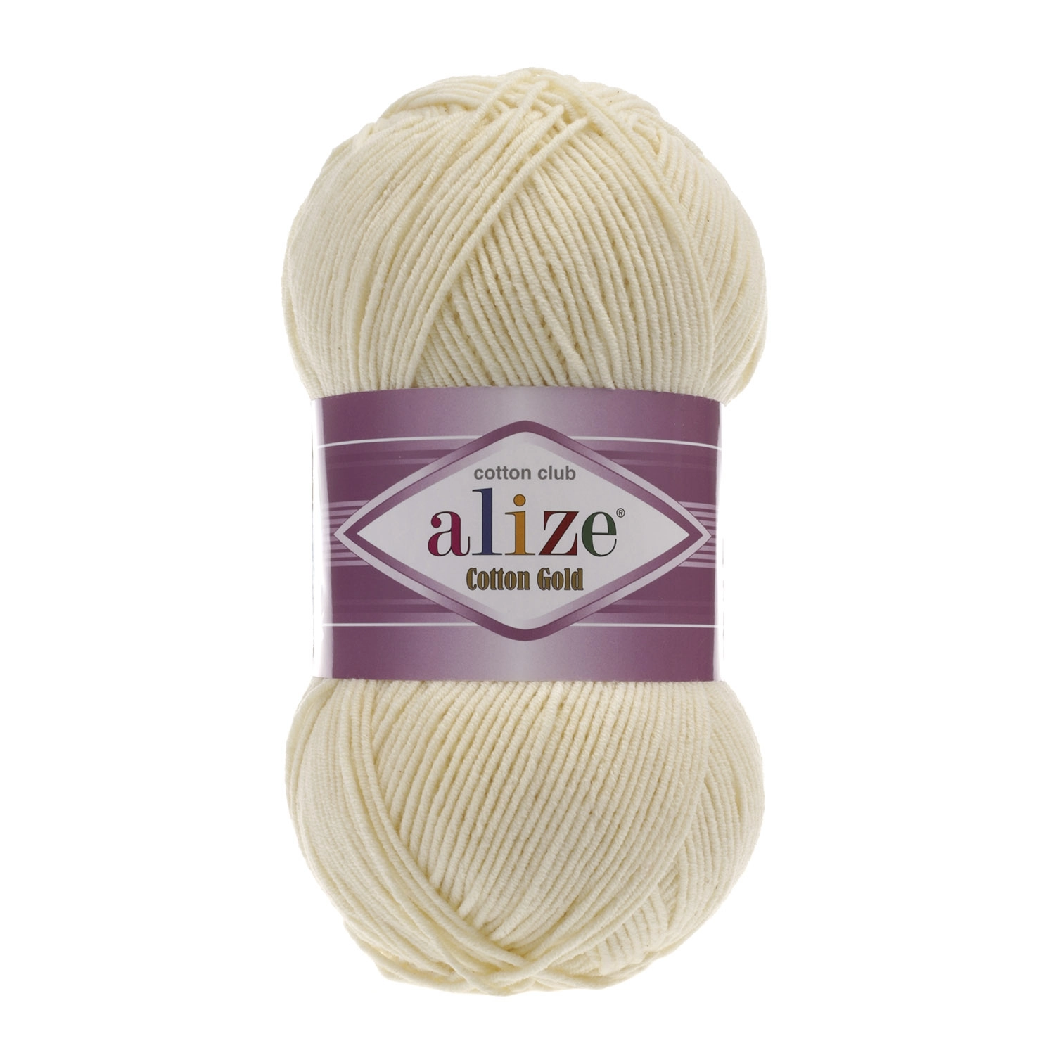 Alize Cotton Gold 100 gr Yazlık Pamuk Ip Amigurumi Punch Ipi 01 Krem