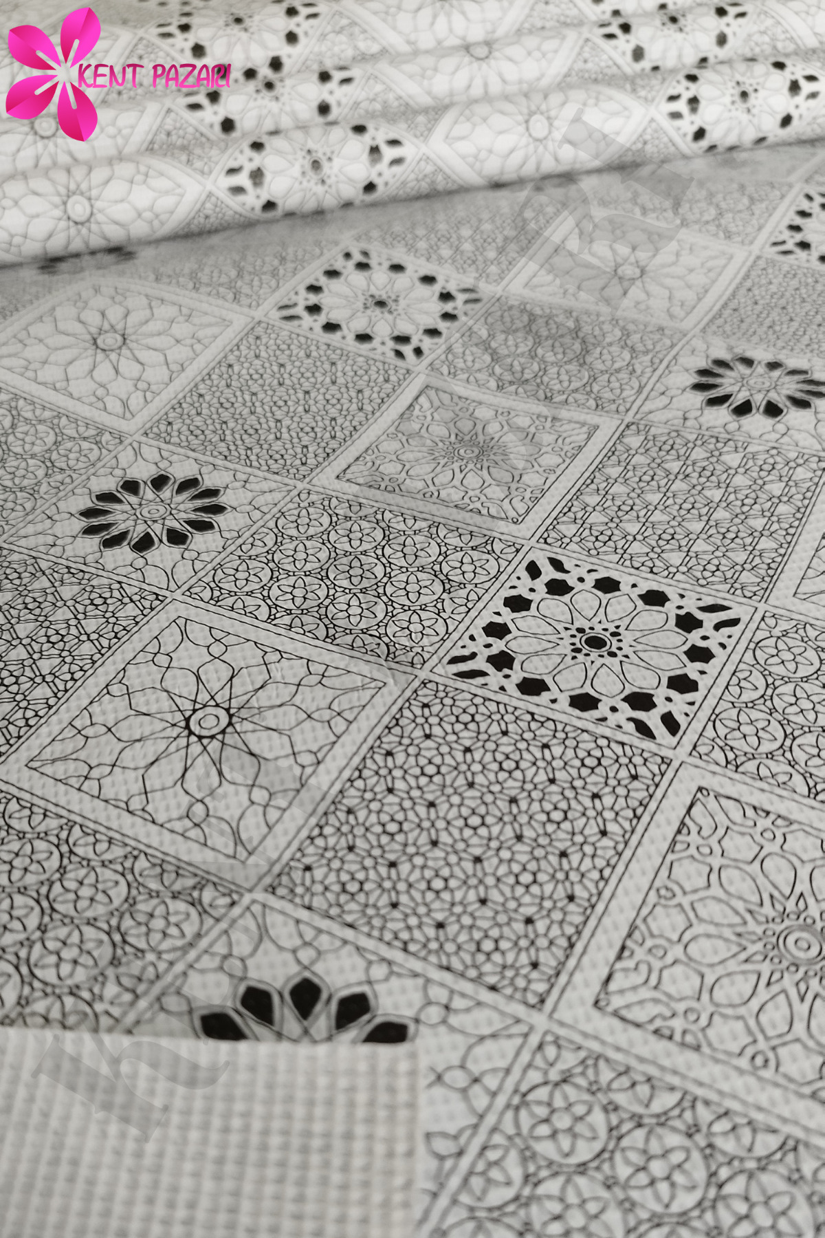 Kaydırmaz Raf Örtüsü 50x500 Cm(±10-15CM) Desenli | Dolap Içi, Çekmece, Buzdolabı, Vitrin Kaymaz Örtü