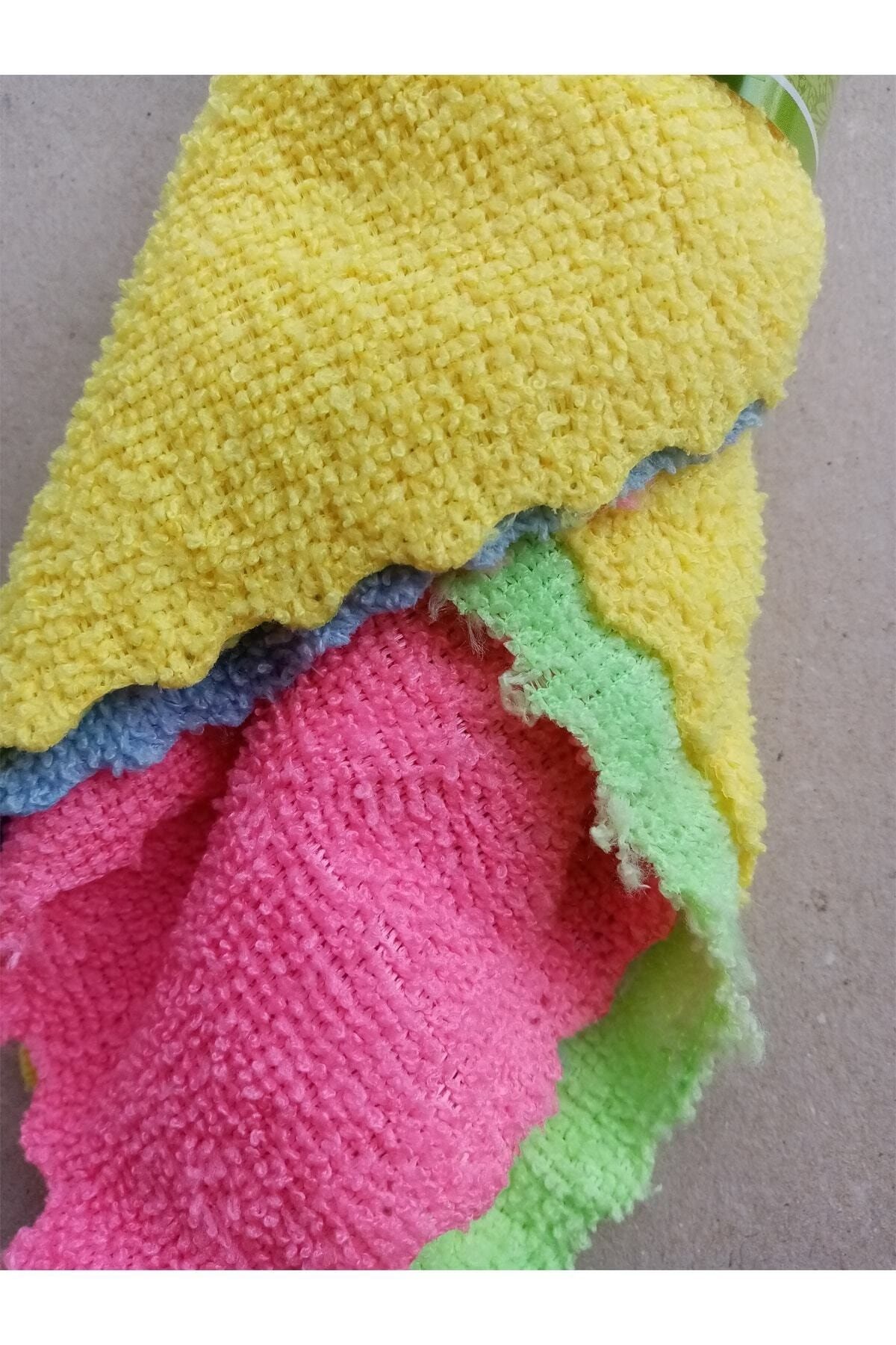 4 Lü Mikrofiber Temizlik Bezi Tüm Yüzeyler Için Dikişsiz