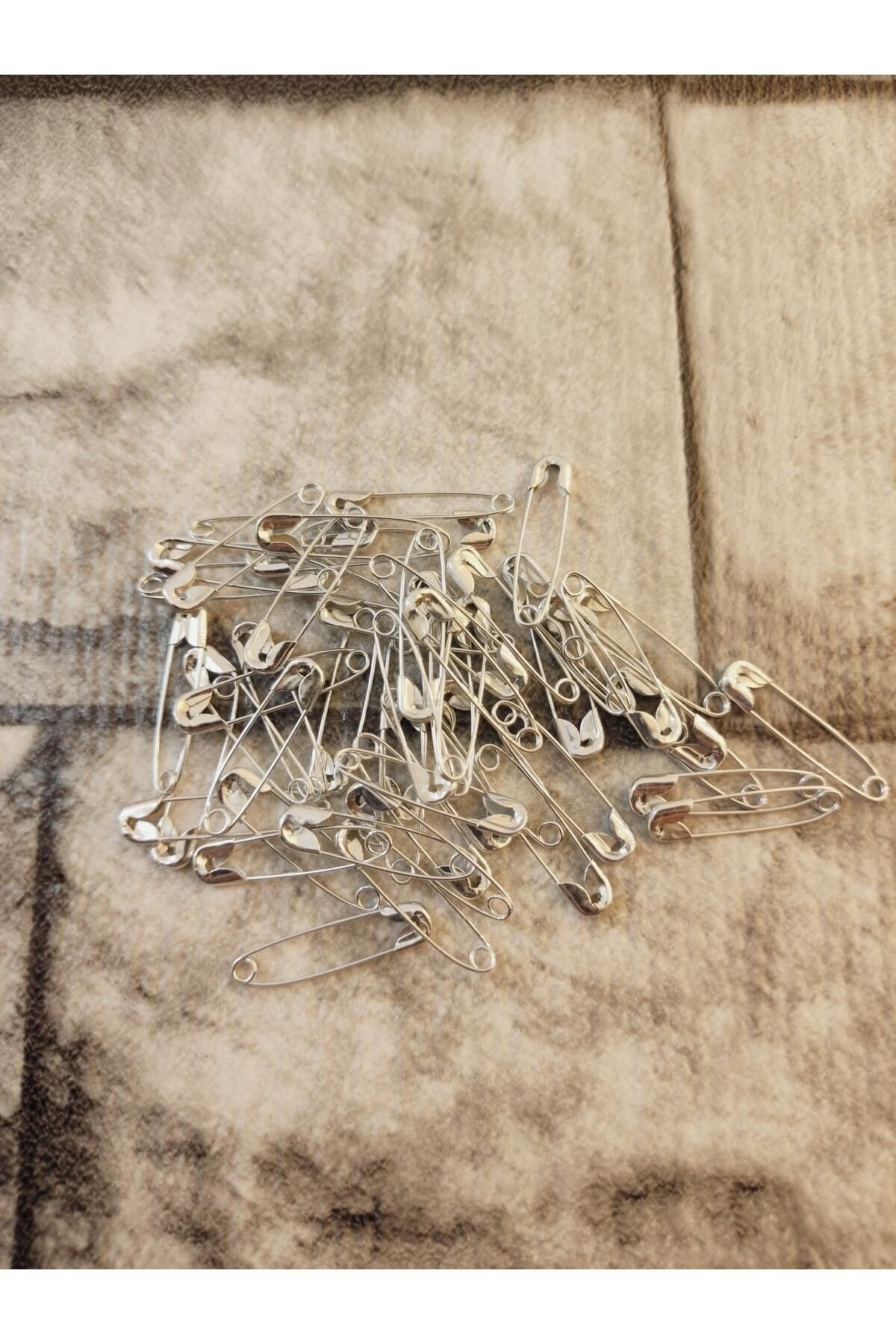 Mini Çatal Iğne 50 Adet 2cm Çengelli Gümüş Renk Iğne