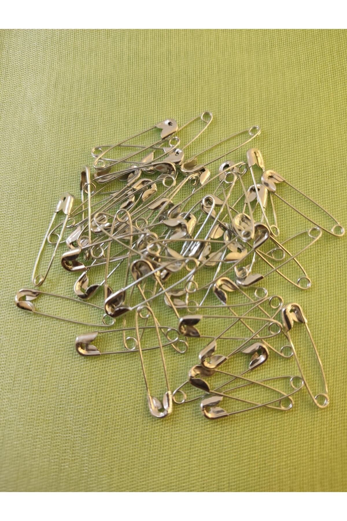 Mini Çatal Iğne 50 Adet 2cm Çengelli Gümüş Renk Iğne