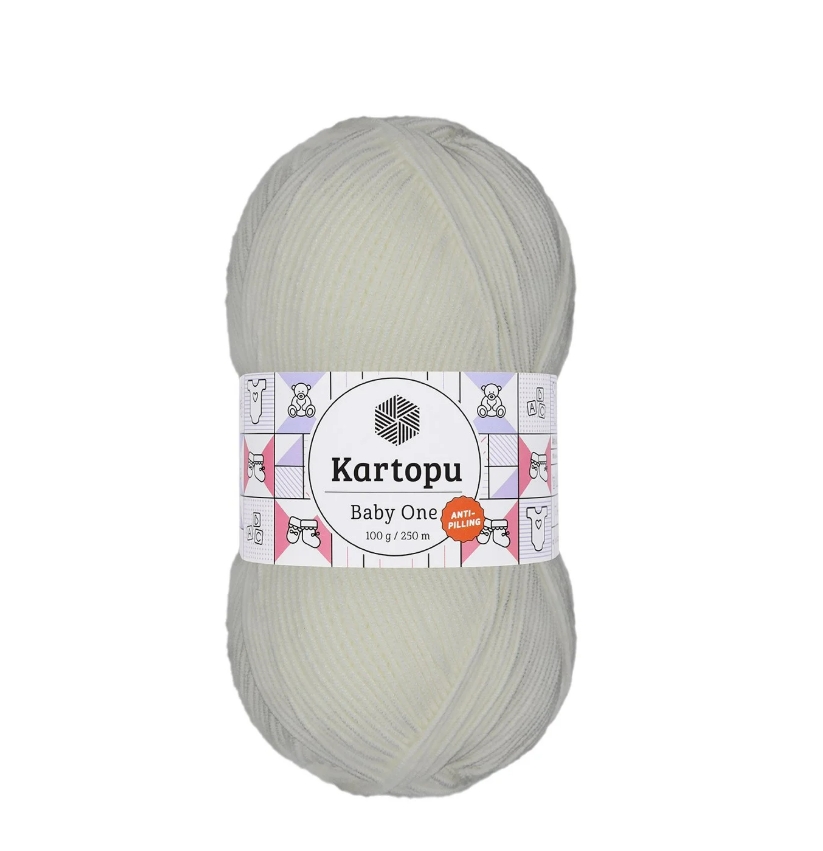 KARTOPU BABY ONE - K010 KAR BEYAZ
