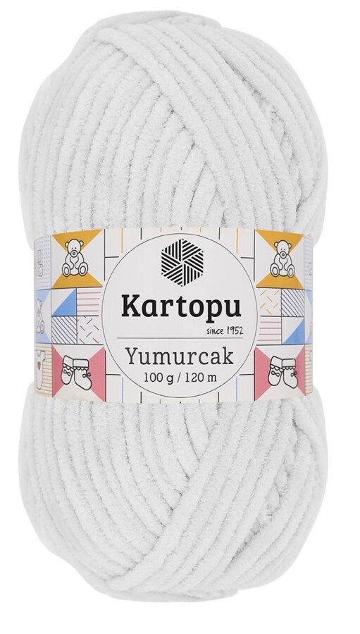 Kartopu Yumurcak Kadife Örgü İpi K010
