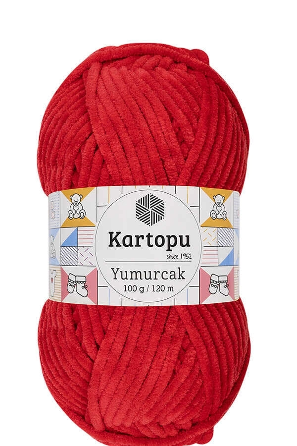 Kartopu Yumurcak Kadife Örgü İpi K165