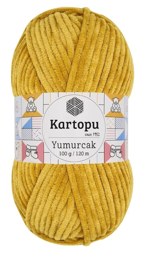 Kartopu Yumurcak Kadife Örgü İpi K310
