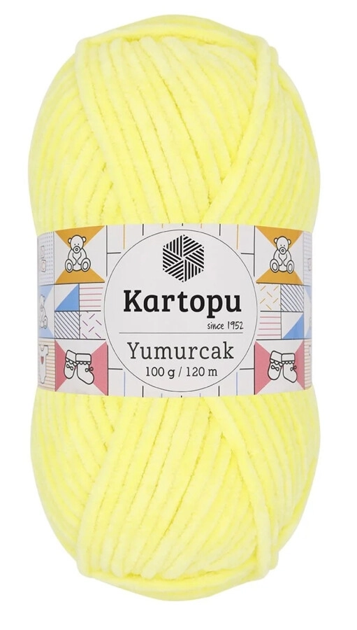 Kartopu Yumurcak Kadife Örgü İpi K333