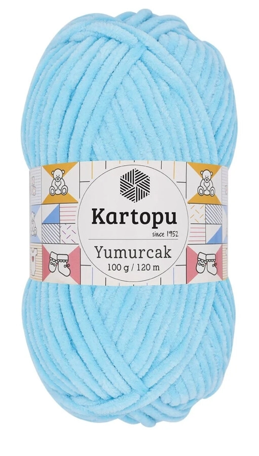 Kartopu Yumurcak Kadife Örgü İpi K516