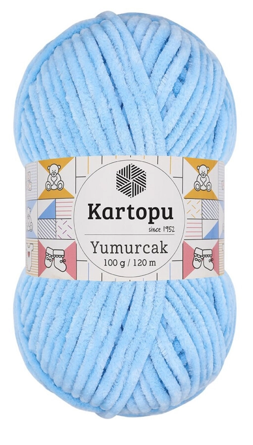 Kartopu Yumurcak Kadife Örgü İpi K540