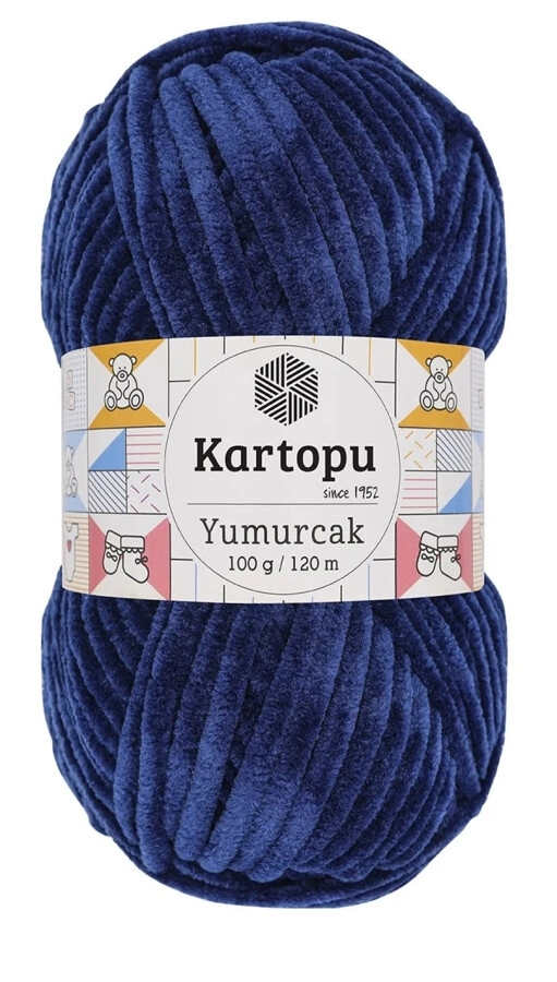 Kartopu Yumurcak Kadife Örgü İpi K635
