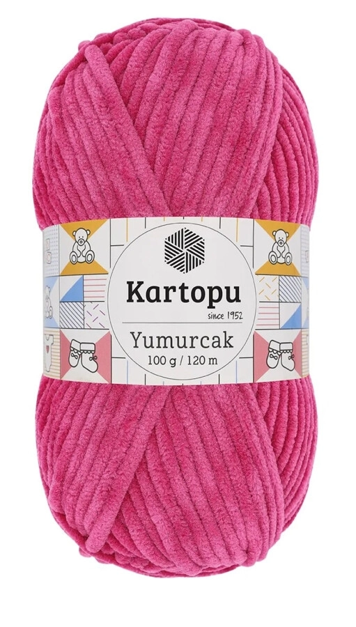 Kartopu Yumurcak Kadife Örgü İpi K734