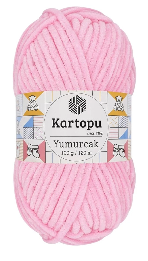 Kartopu Yumurcak Kadife Örgü İpi K767