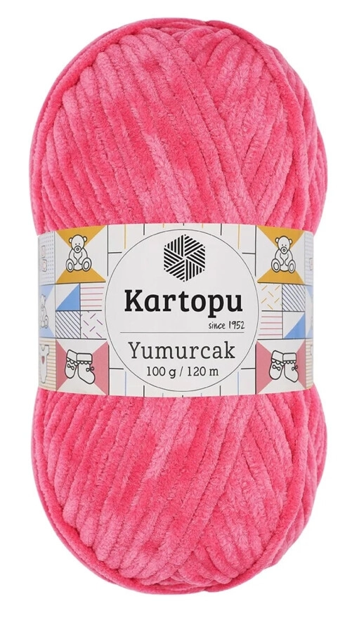 Kartopu Yumurcak Kadife Örgü İpi K798