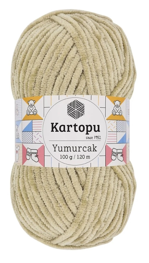 Kartopu Yumurcak Kadife Örgü İpi K856
