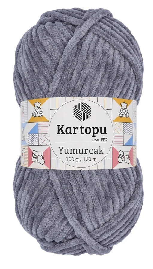 Kartopu Yumurcak Kadife Örgü İpi K951