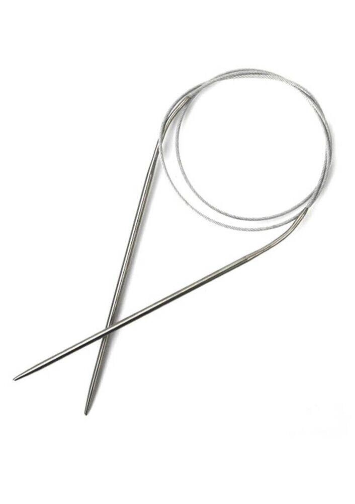 2.5 Mm Misinalı Çelik Telli Titanyum Örgü Şiş 60 cm Şiş Örgü Kiti 