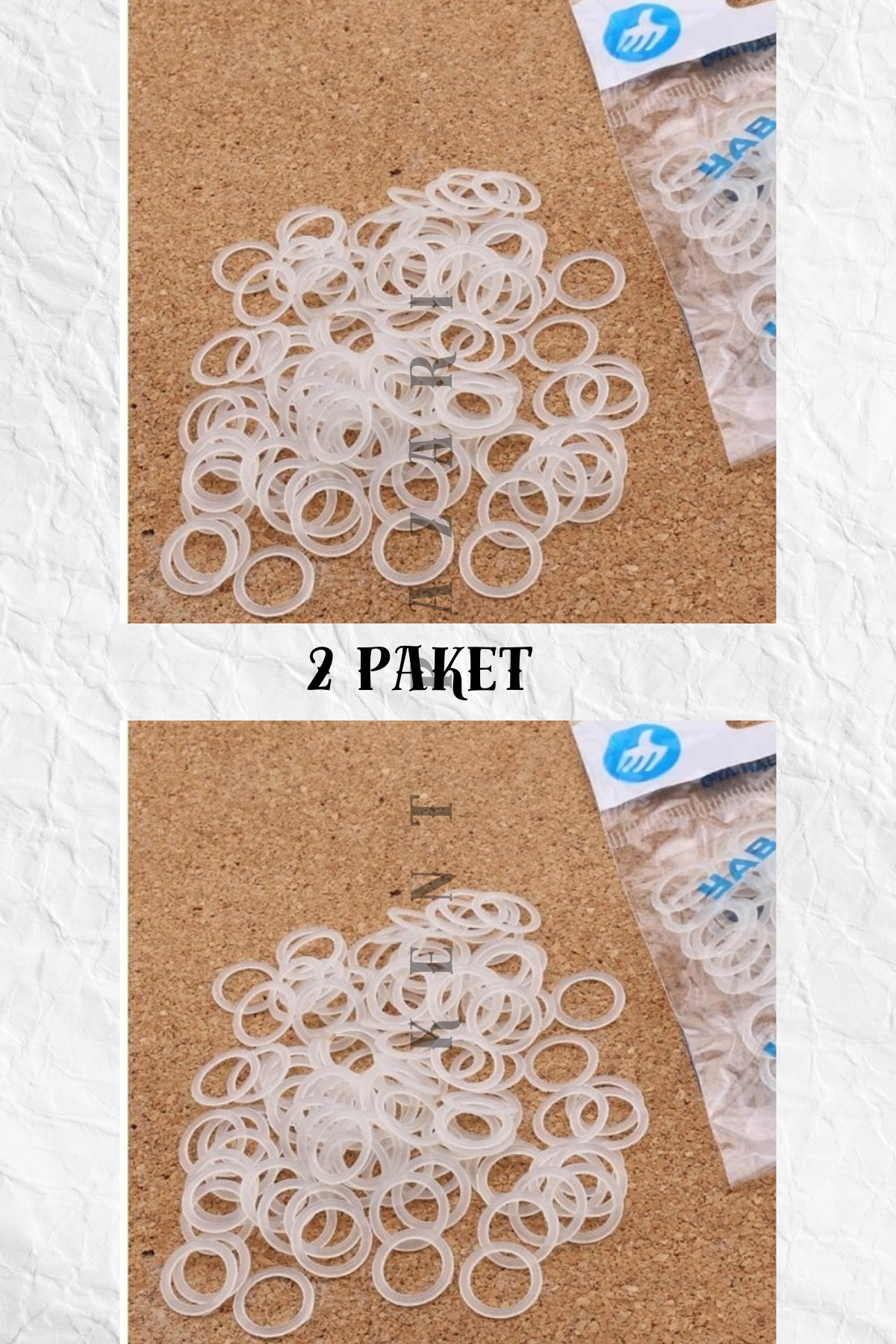 Dantel Oya Halkası Serum 15 Mm Ortalama 120 Adet Beyaz