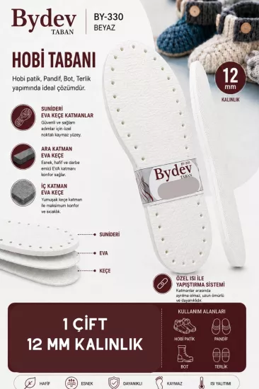 12 mm Beyaz Taban