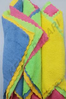 4 Lü Mikrofiber Temizlik Bezi Tüm Yüzeyler Için Dikişsiz