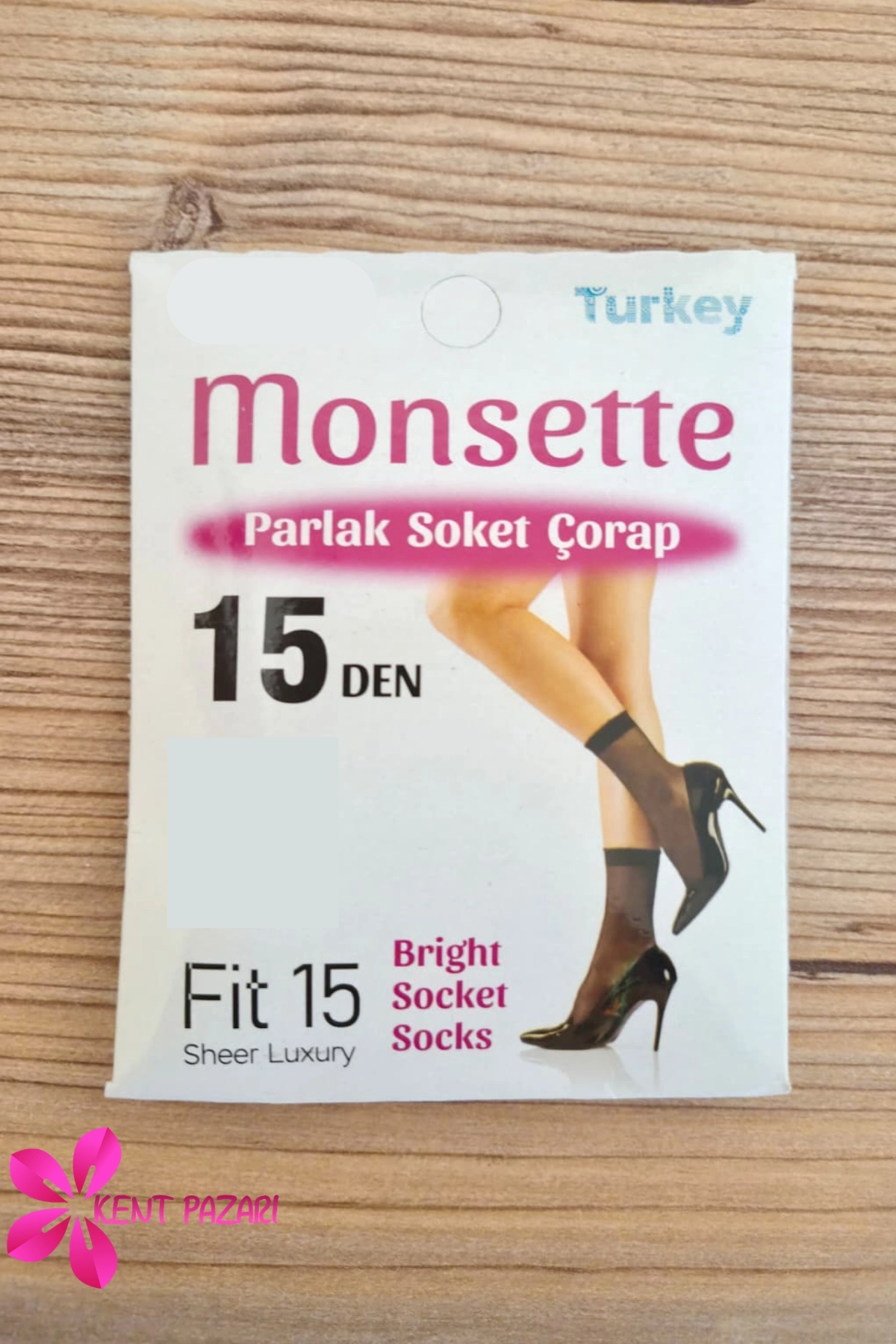 15 Denye Fit Soket Parlak Kadın Çorap