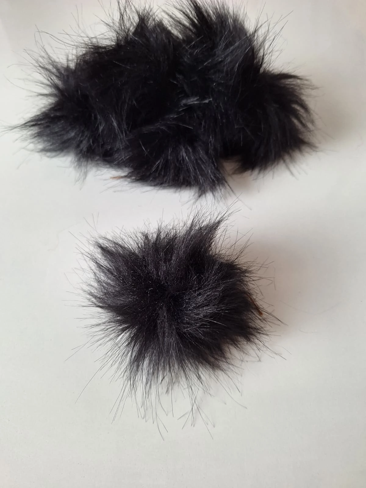 Tüylü Ponpon Bere Patik Şapka Çanta Süsü Peluş Ponpon El Örgü Aksesuarı